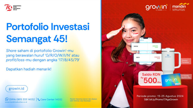 Rayakan Semangat 45 dengan Portofolio Investasimu